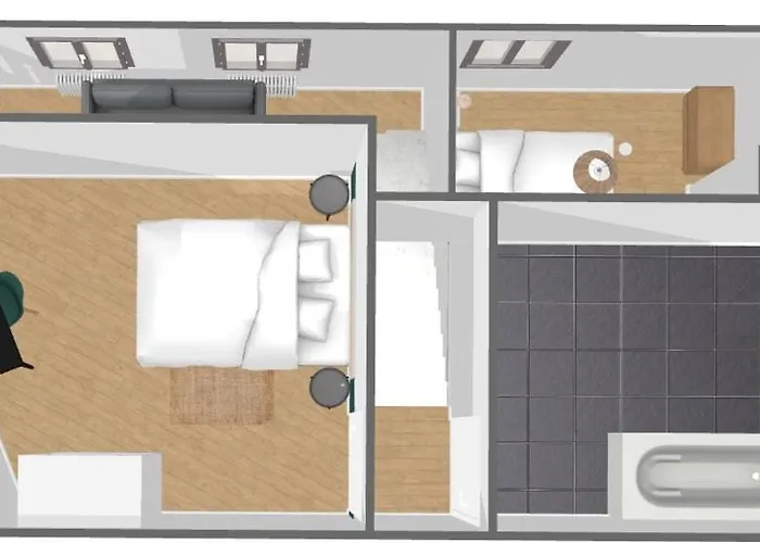 شقة Duplex 2 Bedrooms 2 Bath